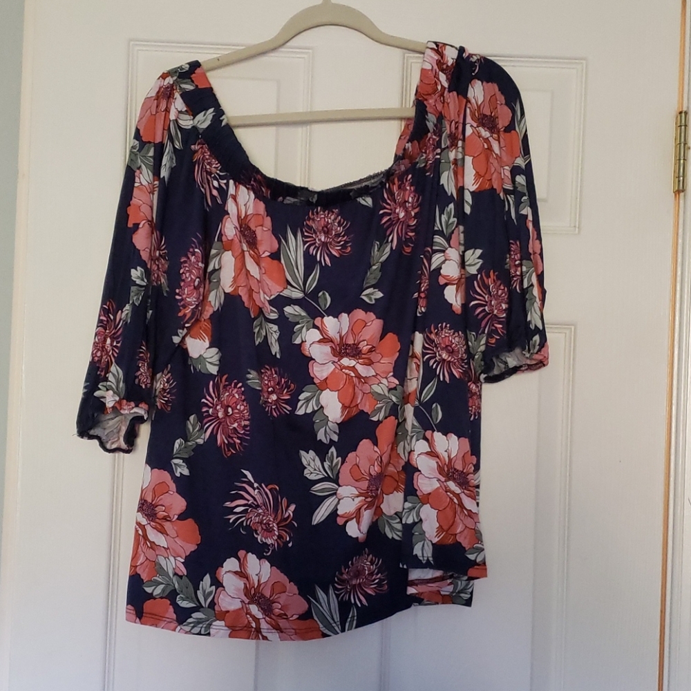 Off the shoulder shirt